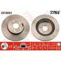 TRW 2x Bremsscheibe vorne 3015 belüftet für Toyota RAV 4 I _A1_ SXA1_