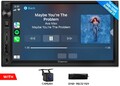 DAB+CAM+Doppel 2DIN 7 Zoll IPS Android 14 Autoradio mit Bluetooth GPS Navigation