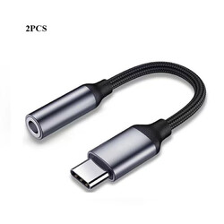 auf AUX Adapter Typ USB C Kabel 3.5mm Klinke Handy Audio Musik Kopfhörer AUX