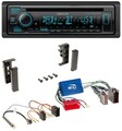 Kenwood Bluetooth DAB CD MP3 USB Autoradio für Audi A2 A3 8L A4 B5 A6 C5 Aktivsy