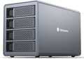 2 4 5 Fach USB3.0 Festplattengehäuse Ghäuse für 2,5" 3,5" SATA HDD Aluminium
