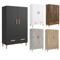 Modern Kommode Sideboard Highboard Schrank Anrichte mit 2 Türen & 2 Schubladen