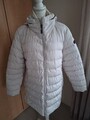 River Greek Steppjacke Gr.44 Damen Creme Neu Ungetragen Hüftlang Kapuze Webpelz