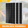 Solarmodul Solarpanel Monokristallin 12V 200 600 Watt Solar 12 Volt PV 0%MwSt