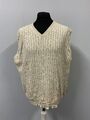 Nautica Herren vintage Pullunder Gr. L dicker Strickpullover edel Winter B161