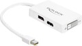 Delock Adapter Mini Displayport    Displayport/HDMI/DVI Buchse weiß 61768