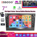 Für Opel Zafira B Corsa C D Astra H Vectra DAB+ 64G Android 13 Autoradio GPS KAM
