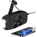 Notfall Radio, Kurbelradio, SOS, Wetterradio, USB, AM/FM, Camping, LED