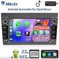 DAB+ Android 64GB Autoradio CarPlay Für Opel Corsa C D Astra H Zafira B GPS Navi