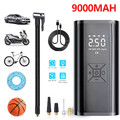9000mAh Elektrische Luftpumpe Akku Kabellos Auto Reifen Druckluft Luftkompressor