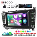 Für Mercedes Benz C/CLC W203 Autoradio 2+64G Android 13 Carplay DAB+ GPS +Kamera