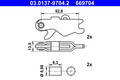 ATE 03.0137-9704.2 Zubehörsatz, Feststellbremsbacken für ,MAYBACH,MERCEDES-BENZ,