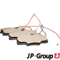 JP GROUP Bremsbelagsatz Scheibenbremse 4163604310 für PEUGEOT 406 8B Break 8E