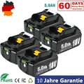 1~4X 5000mAh Akku Für Makita 18Volt BL1860B BL1850 BL1840 BL1830 Ersatzakku LED