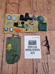 Action Man Vintage Palitoy Nr komplettes Special Operations Kit spätere Version sehr guter Zustand