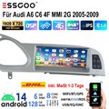 8.8" 6+128G Autoradio Für Audi A6 C6 4F MMI 2G 2005-2009 4G GPS NAVI BT Carplay