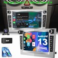 DAB+ Android Autoradio NAVI 2+64G KAM Für Opel Astra H Corsa C D Vectra Meriva A
