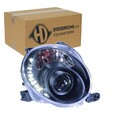 DIEDERICHS TUNING SCHEINWERFER SATZ SCHWARZ passend für ABARTH 500 500C FIAT 500