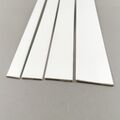 Flachleiste Abdeckleiste Flachprofil Kunststoffleiste PVC Leiste 6m Fenster
