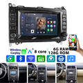 6+128G Autoradio Für Mercedes-Benz A/B Klasse/Vito W169 W639 W245 Navi Android14