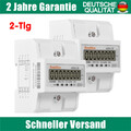 2stk LCD Drehstromzähler Geeicht Für-Din Hutschiene 3P 380V Stromzähler 4 DRAHT