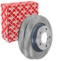 2X FEBI BREMSSCHEIBEN Ø277,9mm HINTEN PASSEND FÜR MAZDA 6
