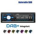 DAB+ Autoradio RDS AM FM Bluetooth Freisprecheinrichtung 2 USB SD 1 DIN