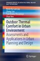 Outdoor Thermal Comfort in Urban Environment Kevin Ka-Lun Lau (u. a.) Buch xiv