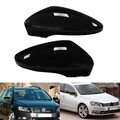 2x Spiegelkappen Gehäuse Cover Schwarz für VW Passat Limo Variant B7 362 365
