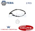 SS20574 ABS SENSOR DREHZAHLFÜHLER VORNE DELPHI 2PCS NEU OE QUALITÄT