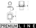 MAHLE Widerstand Innenraumgebläse ABR 156 000P für OPEL CORSA S07 L08 L68 LPG 4C