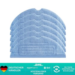 Wischtücher Mikrofaser Ersatz für Roborock S7 S8 Staubsauger 6 Stück