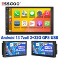 2+32G 7 Zoll Android 13 Autoradio 2DIN GPS Navigation NAVI Bluetooth USB WiFi FM