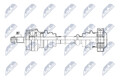 Antriebswelle NTY NPW-ME-193 für MERCEDES 124 Model S124 W124 C124 KLASSE 250
