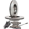 DELPHI Set Bremsscheiben hinten belüftet + Bremsbeläge für BMW 3er Touring 4