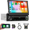 Apple Carplay Autoradio Bluetooth 1 Din 7" Bildschirm IPS Touchscreen Mit Kamera