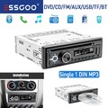 Autoradio Mit CD DVD Player MP3 USB FM Bluetooth AUX Eingang Radio Single 1 DIN