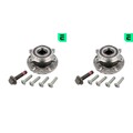 2X OPTIMAL RADLAGER-SATZ HINTEN VORNE passend für AUDI A1 A3 Q3 TT SEAT ALHAMBRA
