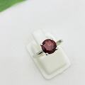 2.52 Karat Granat Hochzeit Solitaire Ring 925 Massives Sterlingsilber