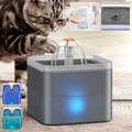 2L Haustier Trinkbrunnen Katzen Hunde Wasserspender Automatisch mit LED Licht