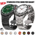 Für Samsung Galaxy Watch 7 FE 6 5 4 40 44mm 6 4 Classic Edelstahl Metall Armband