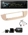Pioneer DAB Lenkrad CD USB Bluetooth Autoradio für Fiat 500 ab 2007 perlgrau bei