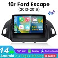 Android 14 Autoradio Für Ford Kuga 2012-2018 Escape DAB+ CarPlay GPS Navi BT SWC