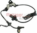 METZGER ABS Sensor Raddrehzahl Vorne Links für HONDA ACCORD VIII (CU) 0900849