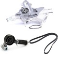 RIDEX 4172P0075 Wasserpumpe + Keilrippenriemensatz für OPEL Meriva A (X03)