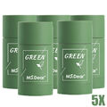 5x Green Tea Purifying Clay Stick Mask Grün Tee Oil-Control Anti-Acne Fine Solid