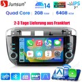 2+64G Carplay Android14 Autoradio Für Fiat Grande Punto EVO Linea 12-15 GPS Navi