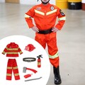 Kinder Feuerwehrmann Kostüm Anzug Spielzeug Rolle Spielen für Urlaub Partei