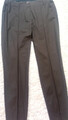 Schicke Hose mit genähter Bügelfalte, Dunkelbraun, BASLER, 38, NEU