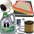 FILTERSET INSPEKTIONSPAKET+5L MOBIL-1 5W-30 ÖL passend für 1.9CDTI OPEL ZAFIRA B
